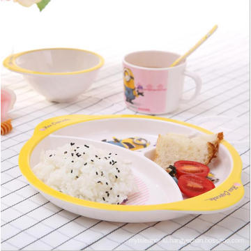 (BC-MK1016) Fashinable Design Reusable Melamine 4PCS Kids Cute Dinner Set